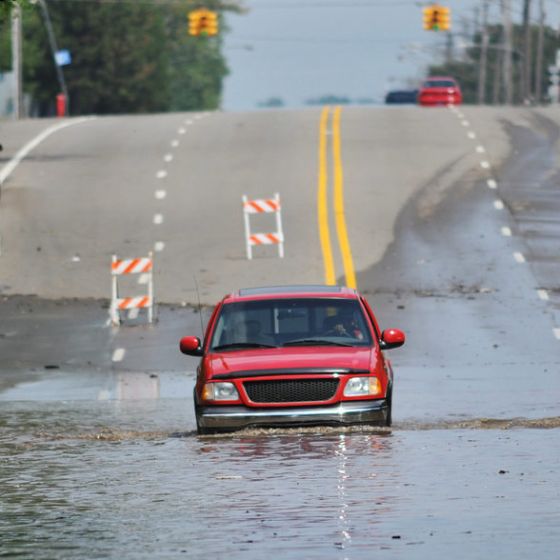 Flooded car what not to do