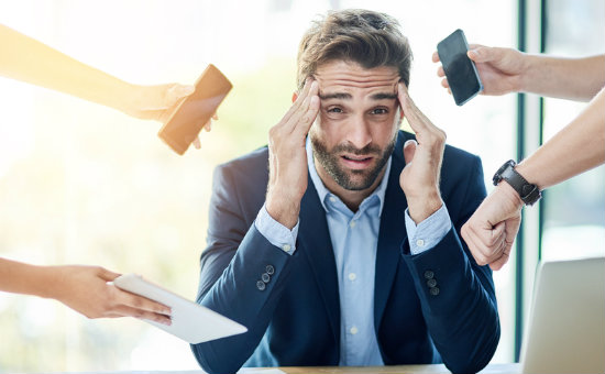 Many of us don't take leave because we feel that we're too busy.