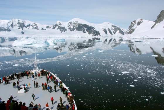 Coastline of Antarctica